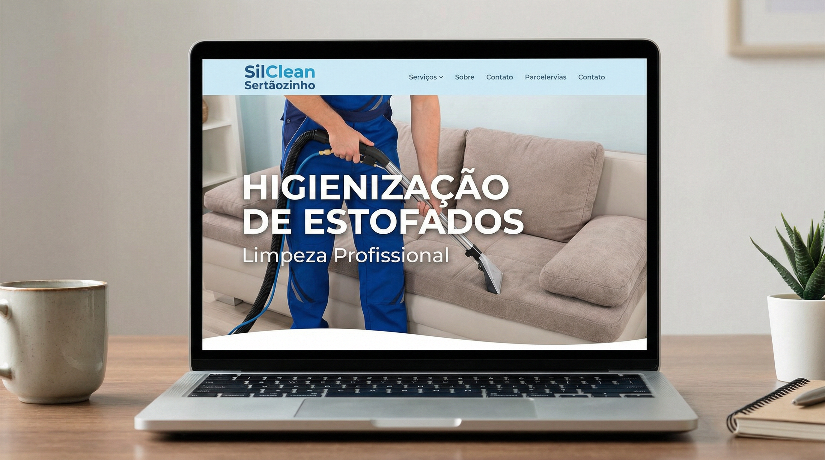 Site desenvolvido para SilClean Sertãozinho